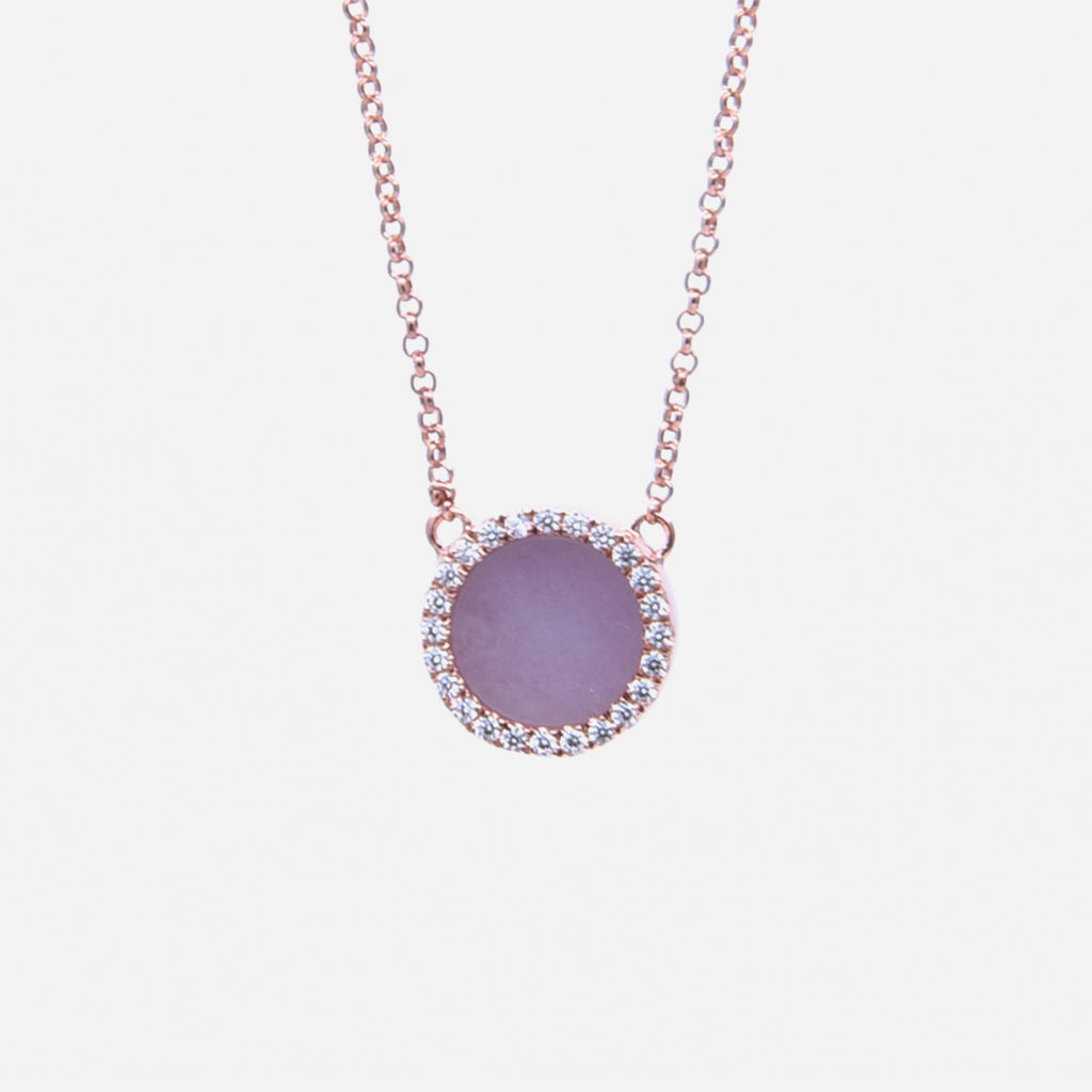 ETERNITY 緣 Necklace in Lavender Jade