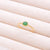AURUM 金 18K Ring in Apple Green Jade
