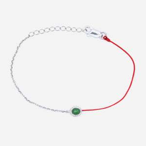 AURUM 金 18K JadeLine Bracelet in Apple Green Jade