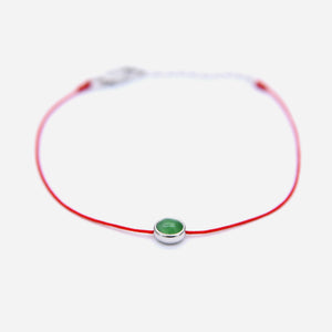 AURUM 金 18K JadeLine Bracelet in Apple Green Jade