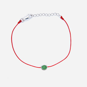 AURUM 金 18K JadeLine Bracelet in Apple Green Jade