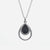 AQUA 水 Necklace in Black Jade