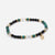 4mm Malachite Moonstone Black Obsidian Beaded Bracelet