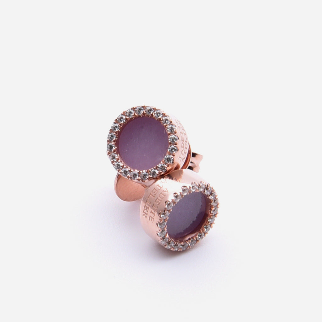 ETERNITY 緣 Earring Studs in Lavender Jade