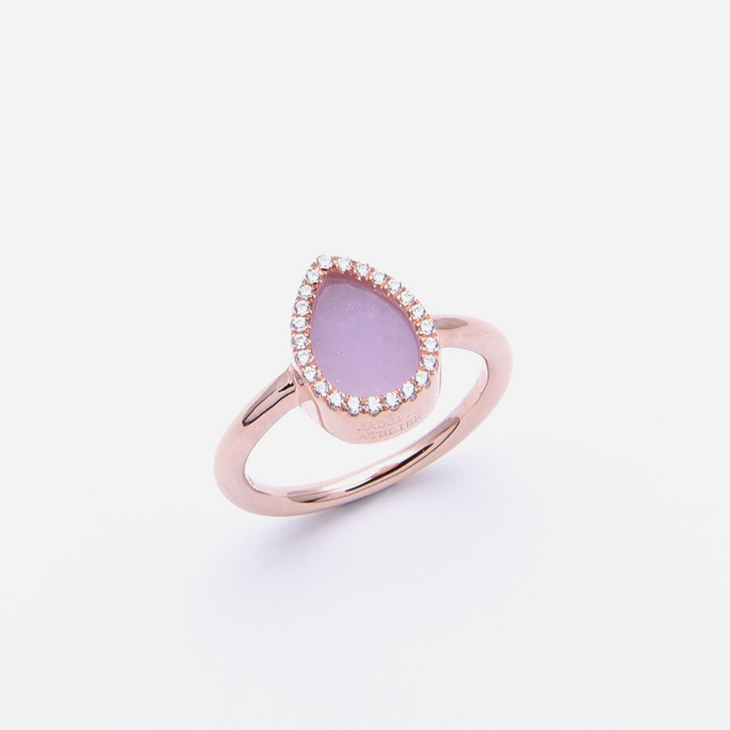 AQUA 水 Ring in Lavender Jade