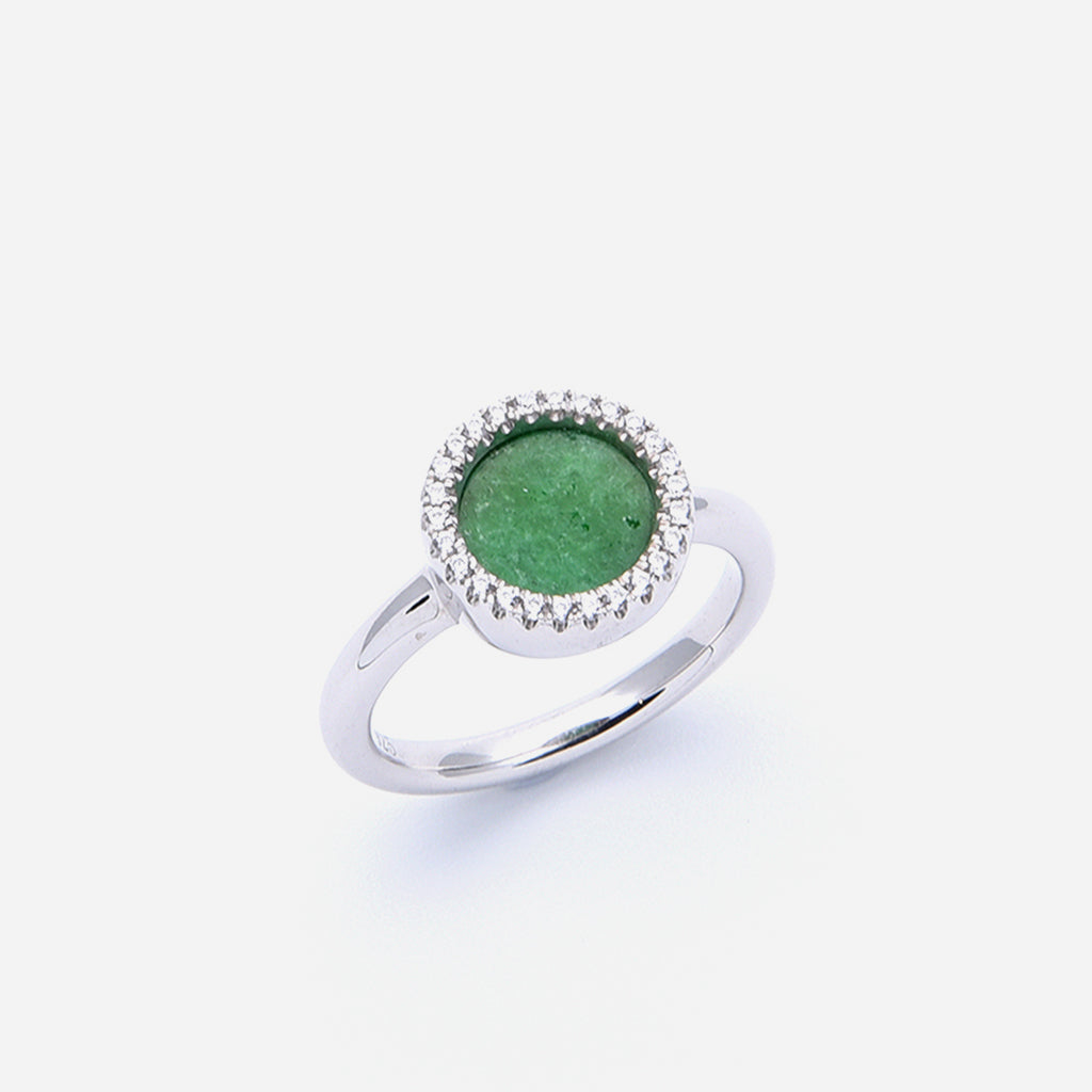 ETERNITY 緣 Ring in Green Jade