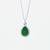 AQUA 水 Necklace in Green Jade