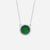 ETERNITY 緣 Necklace in Green Jade