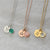 Birthstone Zodiac Necklace