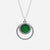 ETERNITY 緣 Necklace in Green Jade