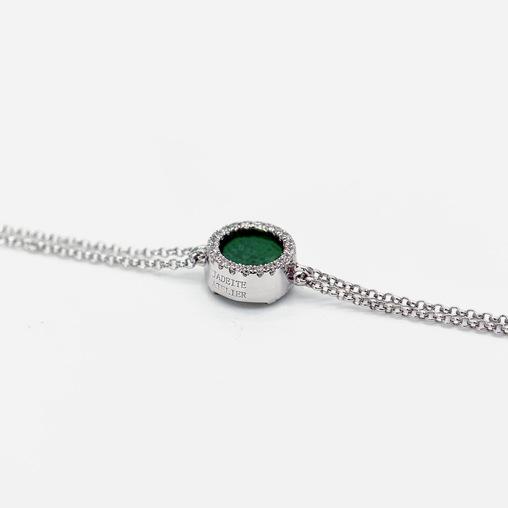 ETERNITY 緣 Bracelet in Green Jade