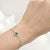TERRA 方 Bracelet in Green Jade