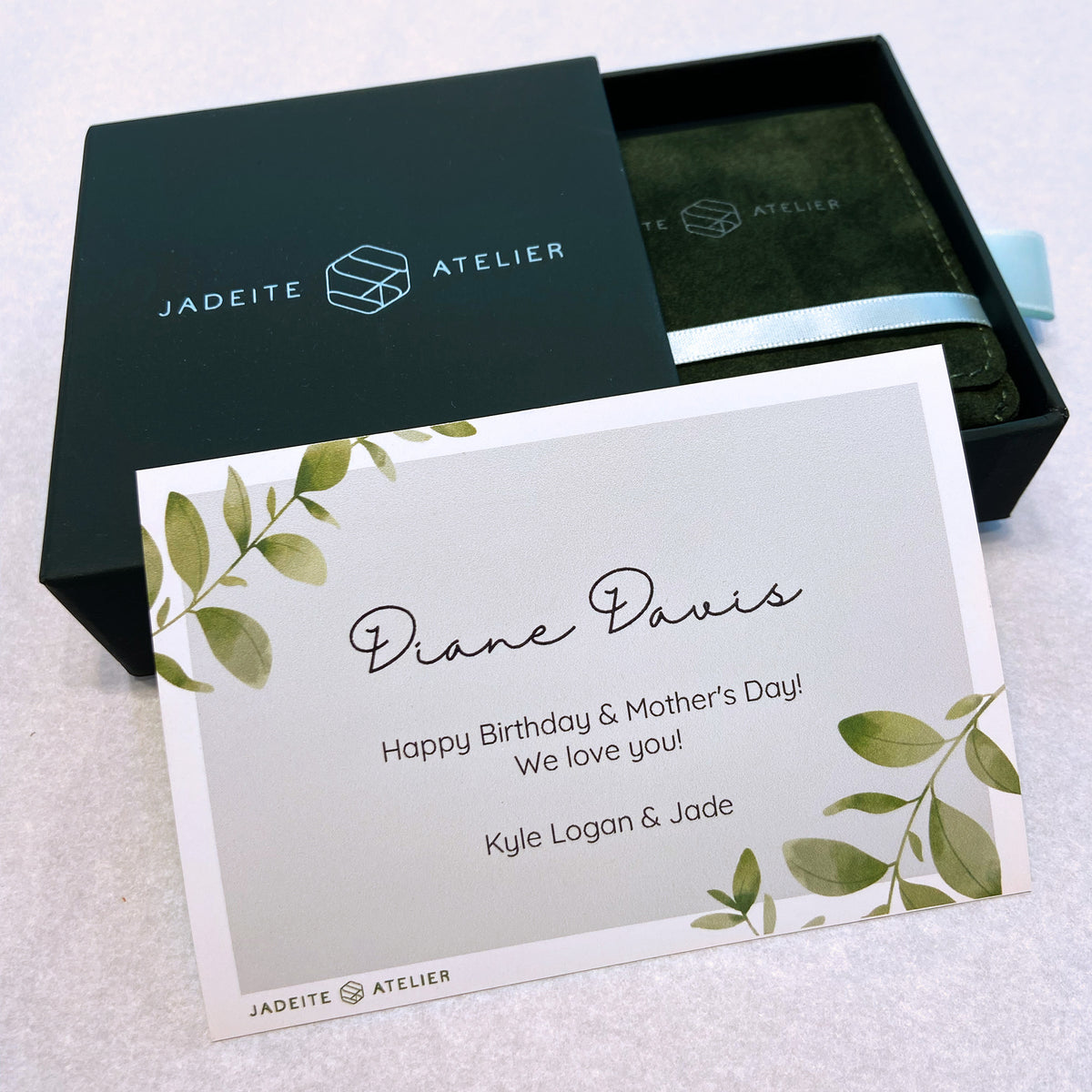 EDEN 悅 Earring Studs in Apple Green Jade