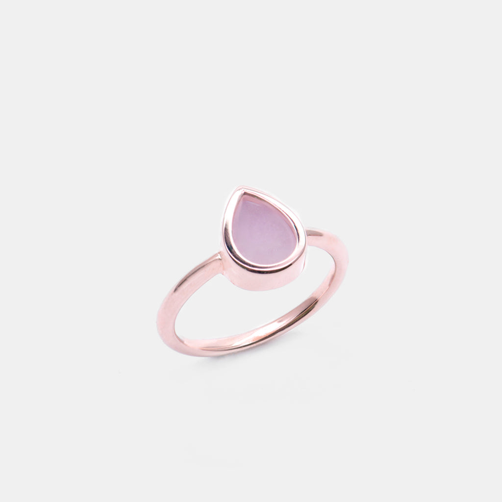 AQUA 水 Small Ring in Lavender Jade