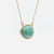 EDEN 悅 Necklace in Apple Green Jade [14K/18K solid gold option]