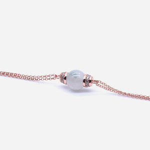 EDEN 悅 Bracelet in White Mist Jade