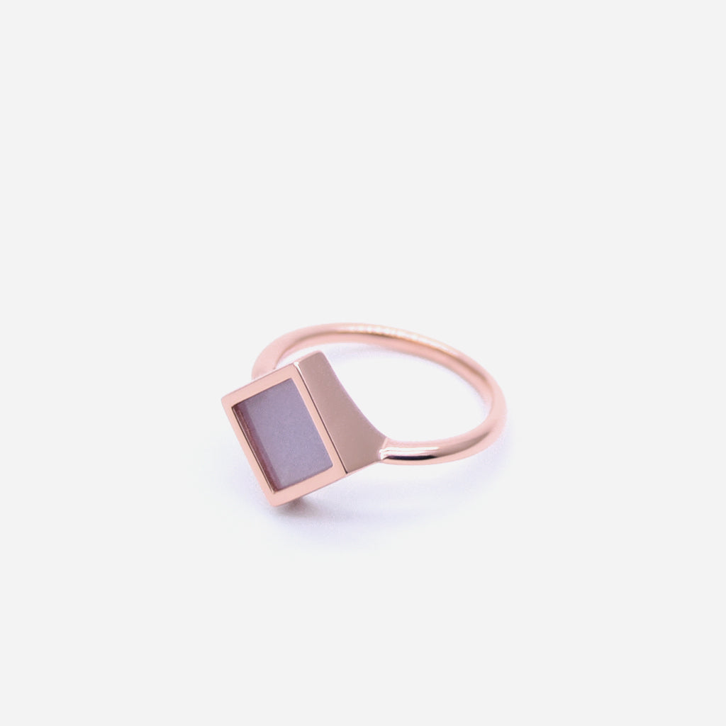 TERRA 方 Ring in Lavender Jade