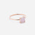 AURUM 金 18K Ring in Pink Jade