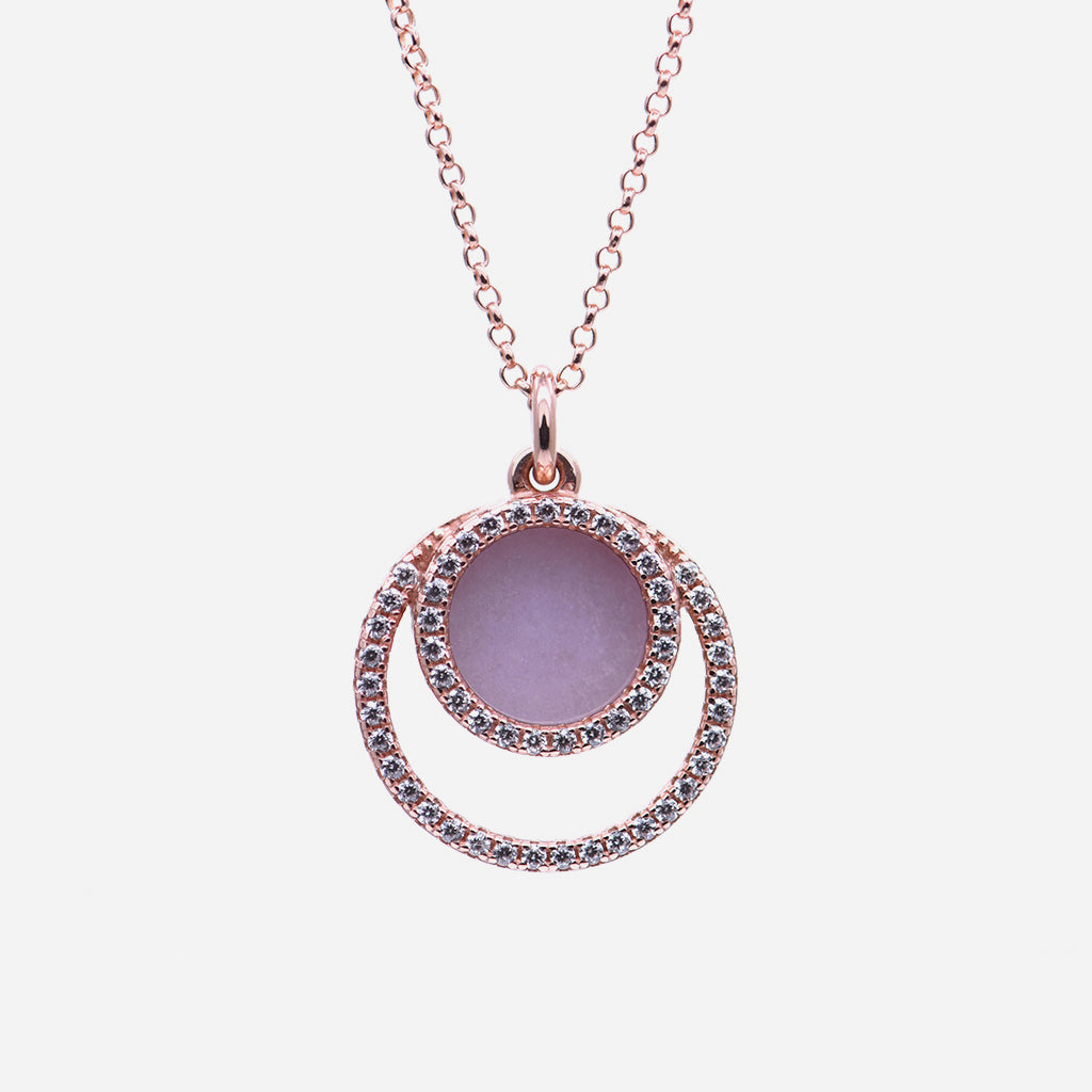 ETERNITY 緣 Necklace in Lavender Jade