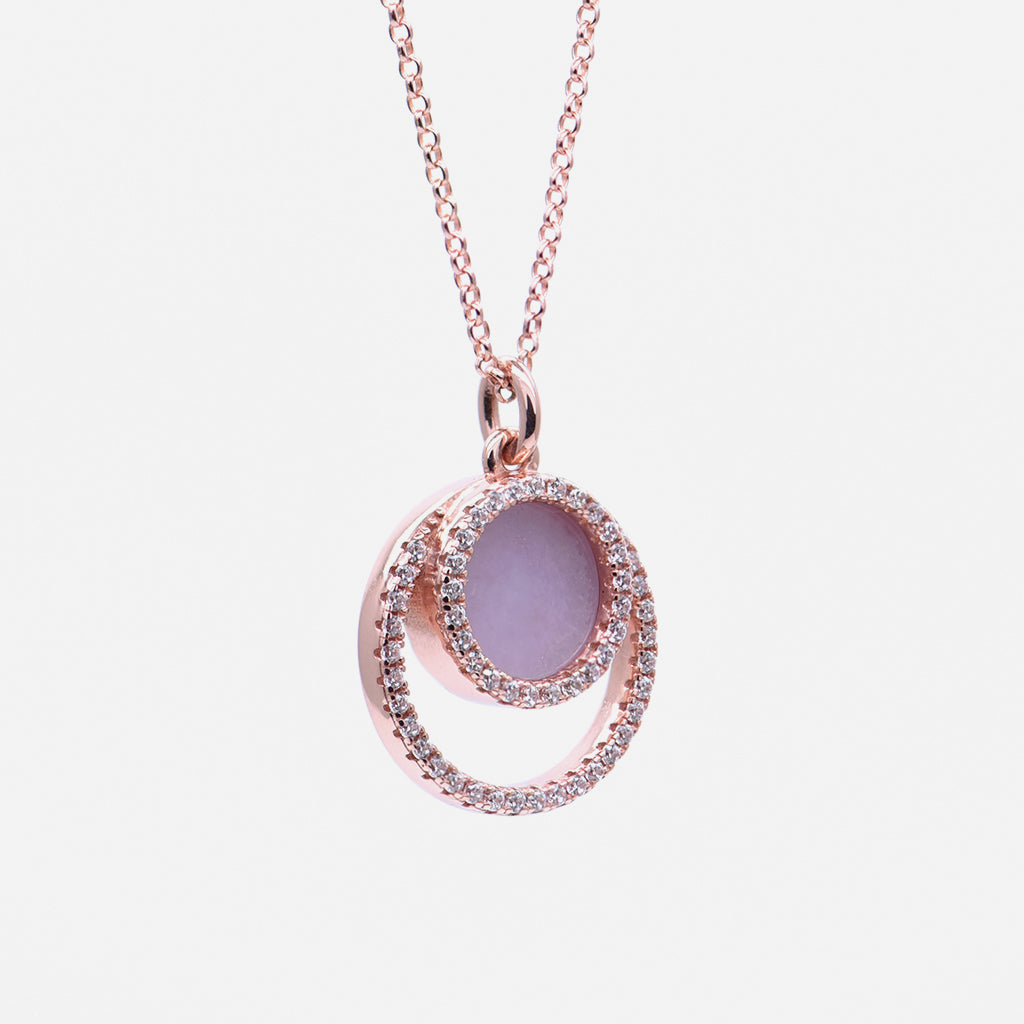 ETERNITY 緣 Necklace in Lavender Jade