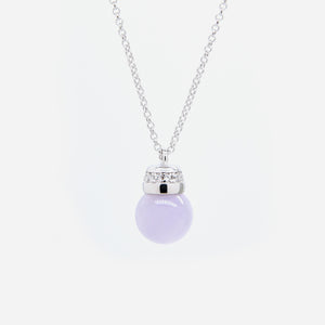 EDEN 悅 Bead Necklace in Lavender Jade