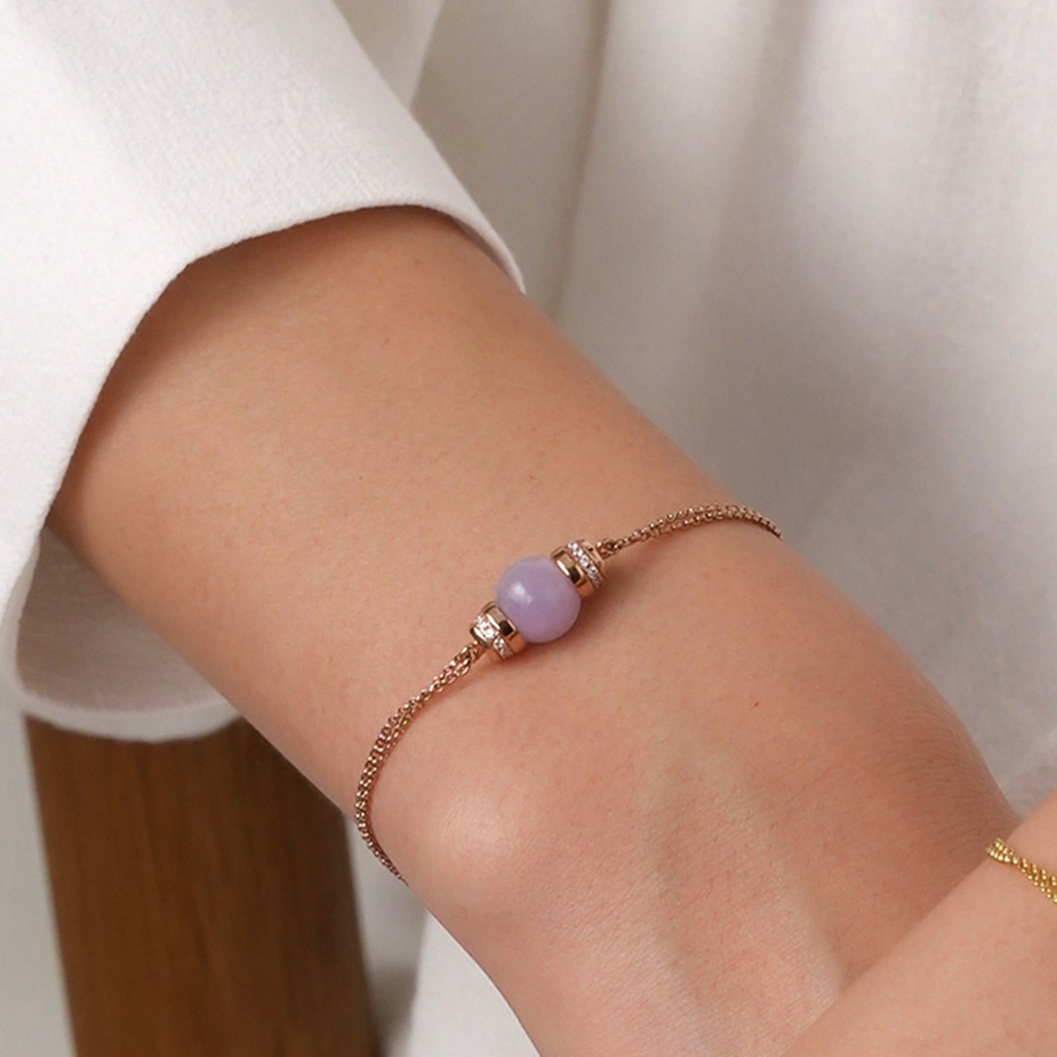 EDEN 悅 Bracelet in Lavender Jade