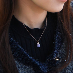 EDEN 悅 Bead Necklace in Lavender Jade