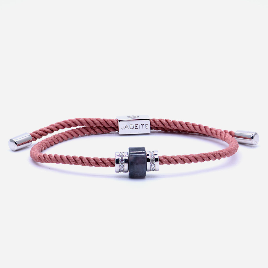 CONCEPT Bracelet Rose Pink in Black Jade