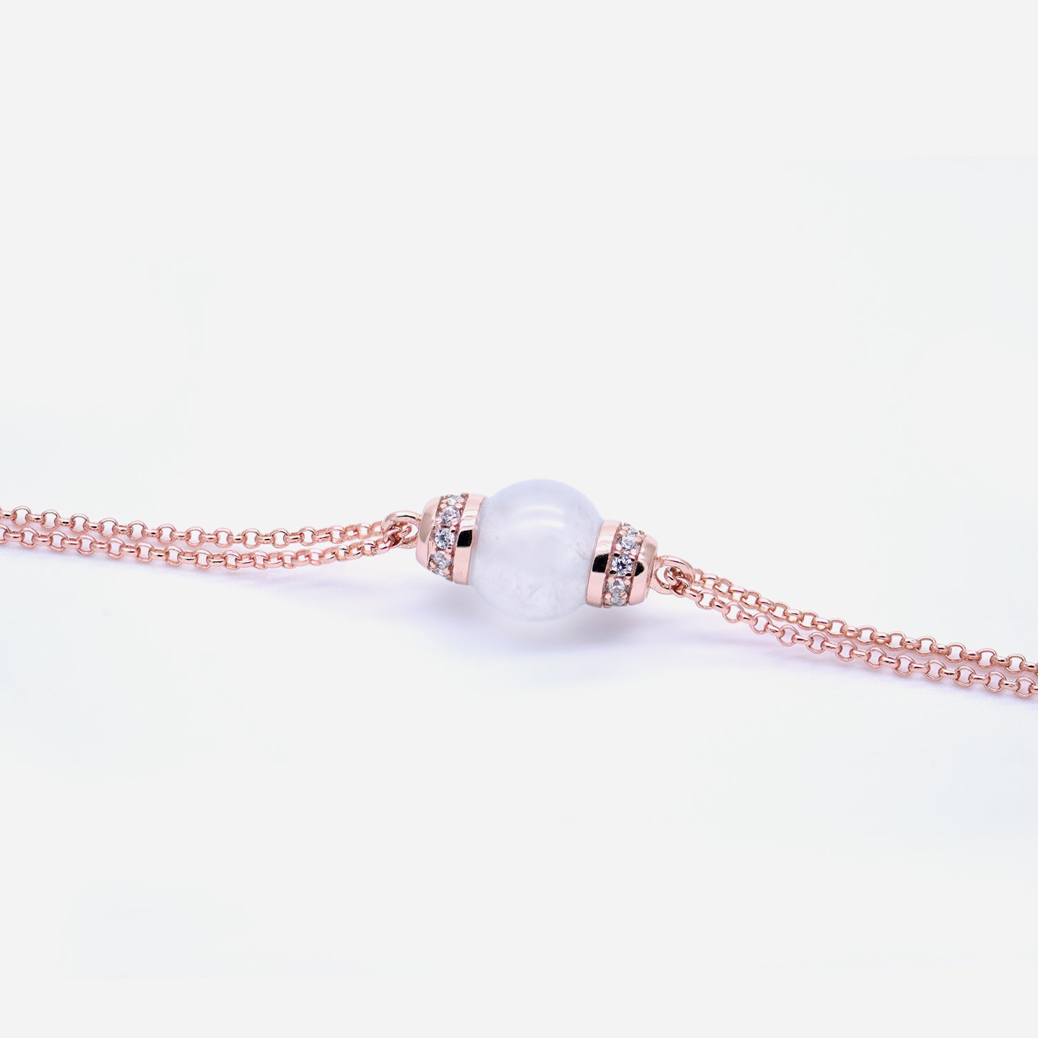 EDEN 悅 Bracelet in Ice White Jade