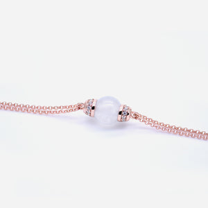 EDEN 悅 Bracelet in Ice White Jade