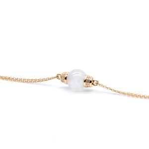 EDEN 悅 Bracelet in Ice White Jade