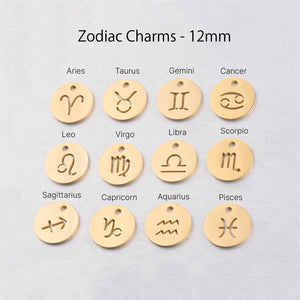 Birthstone Zodiac Necklace